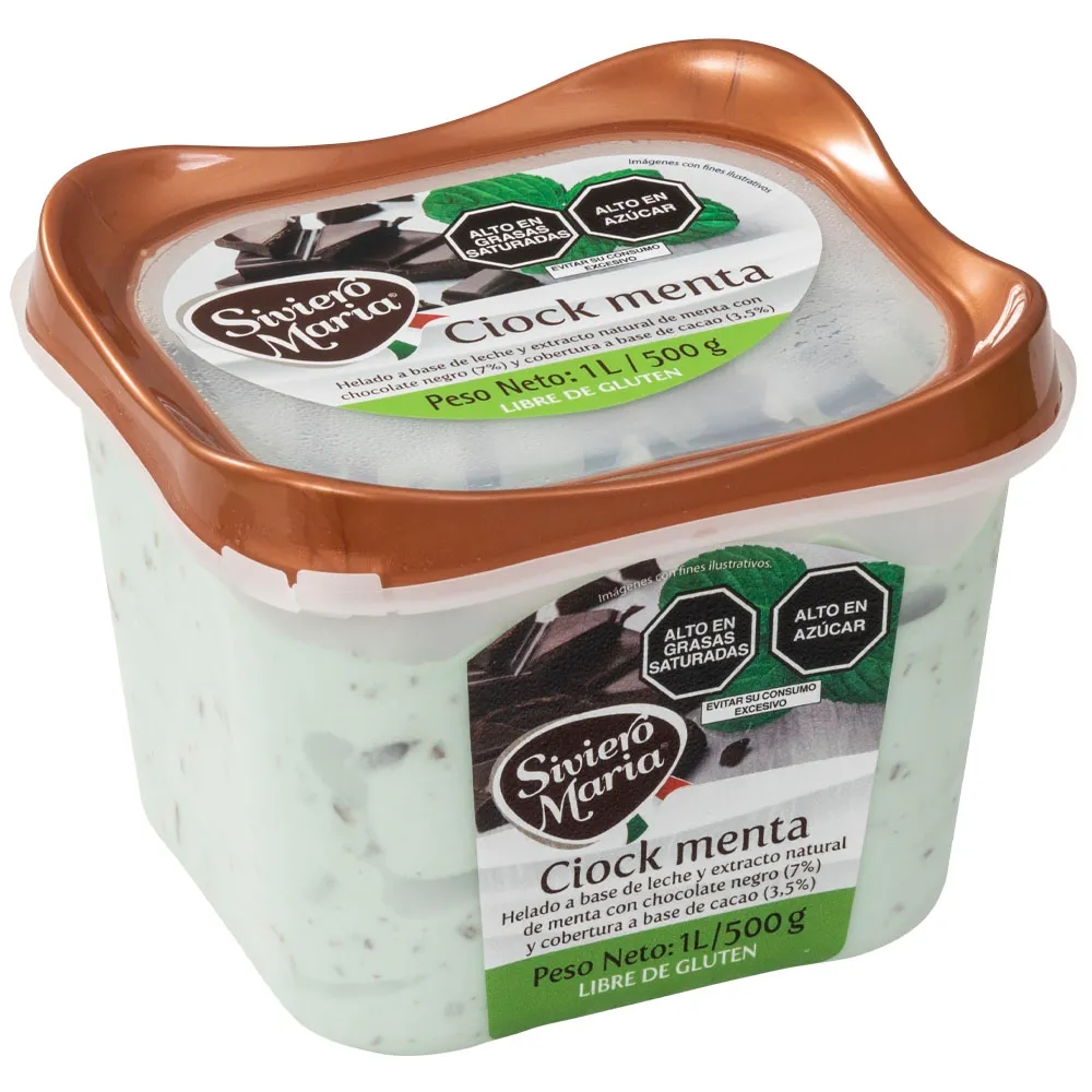 Helado SIVIERO MARIA Ciock Menta 1L