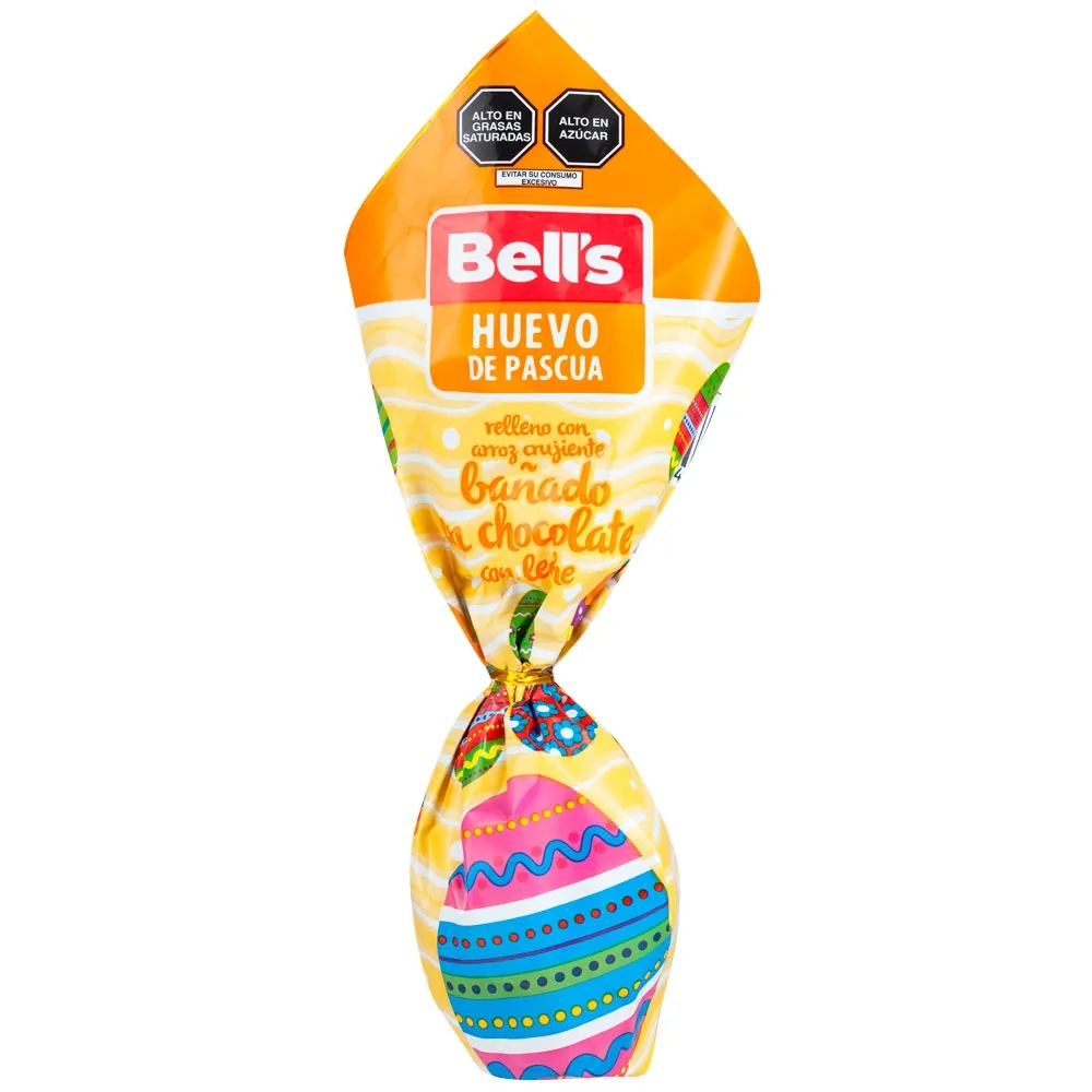 Huevo de Pascua BELL'S Chocolate con Leche Empaque 40g