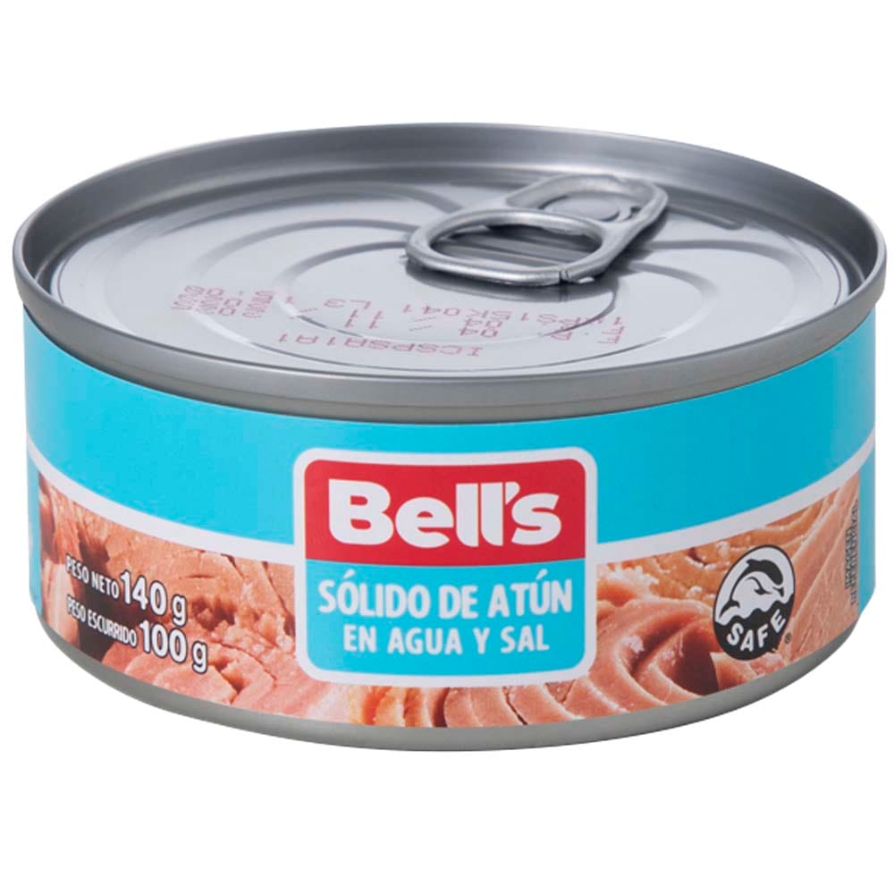 Sólido de Atún en Agua BELL'S Lata 140g