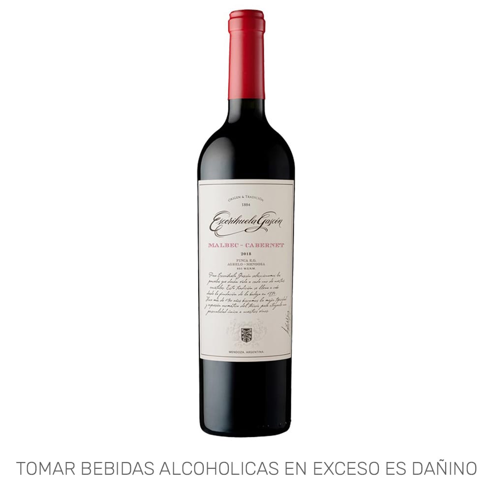 Vino Tinto ESCORIHUELA GASCÓN Malbec Cabernet Sauvignon Botella 750ml