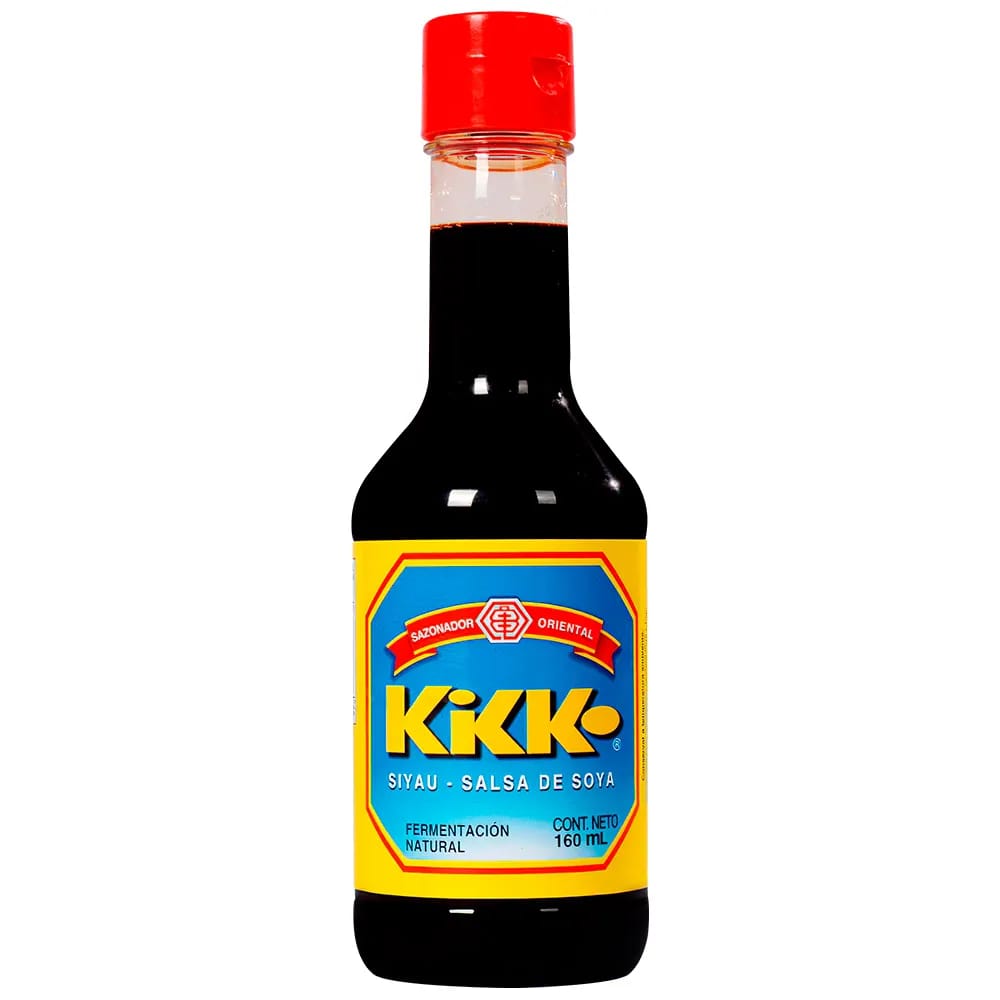 Salsa de Soya KIKKO Siyau Sazonador Oriental Botella 160ml
