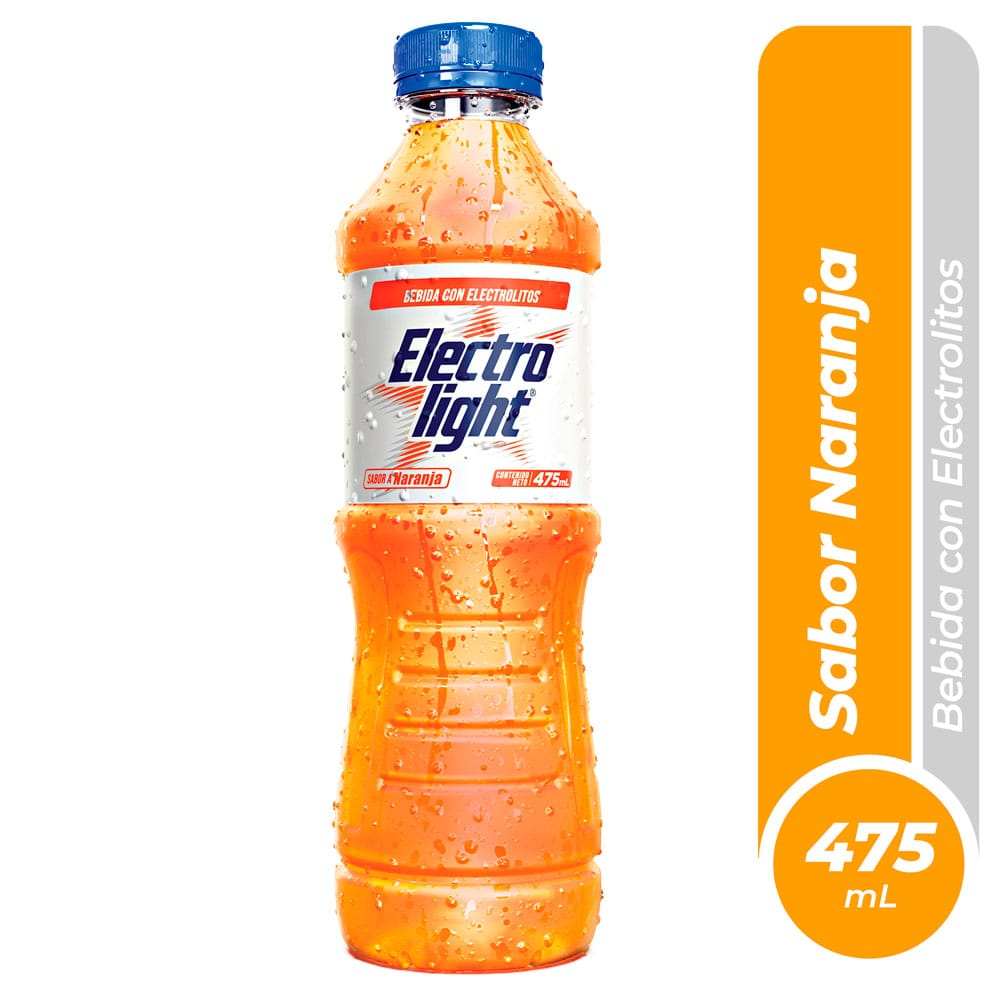 Bebida Rehidratante ELECTROLIGHT Naranja Botella 475ml