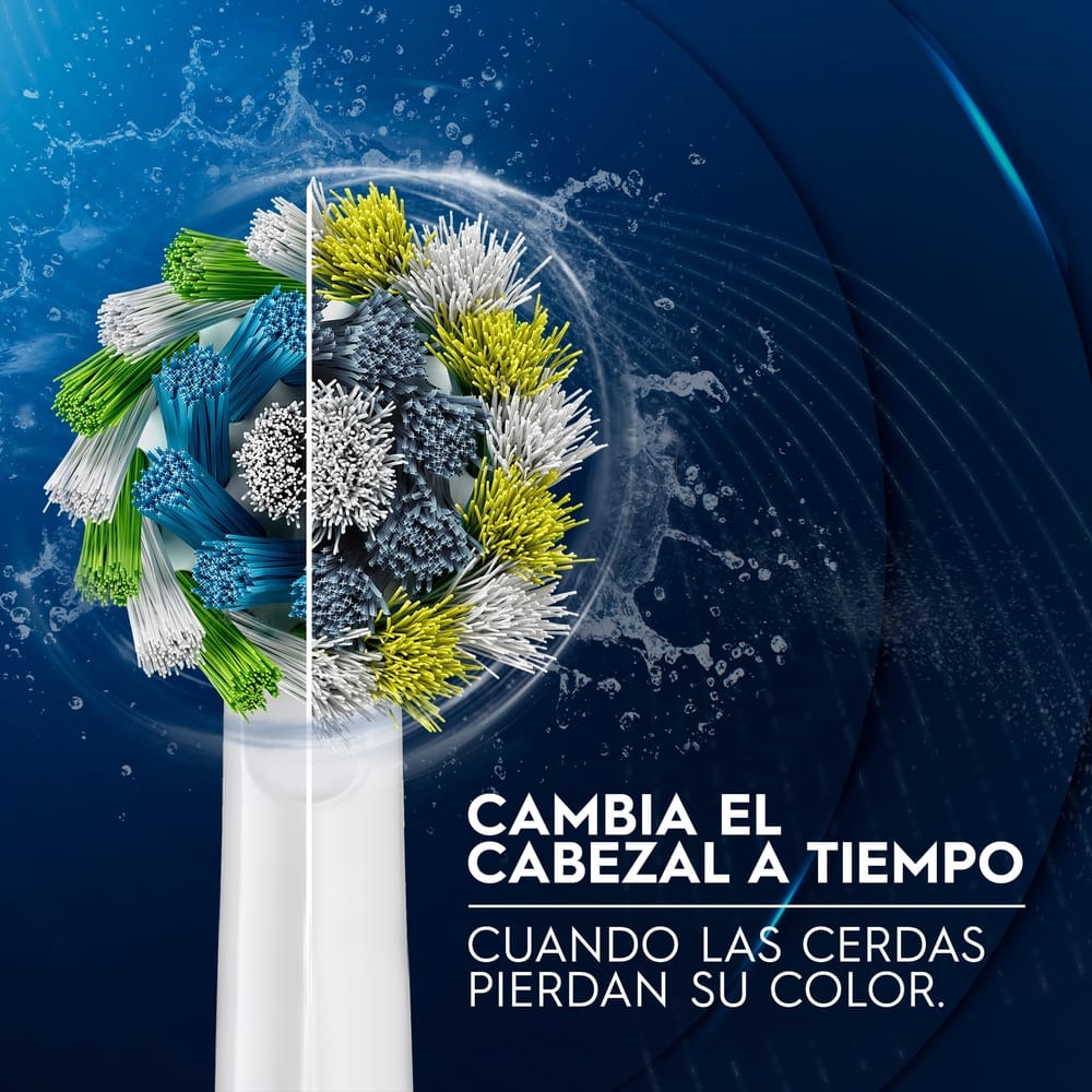 Cepillo Eléctrico Recargable ORAL-B Series 1 Mango Ergonómico Blanco Caja 1un