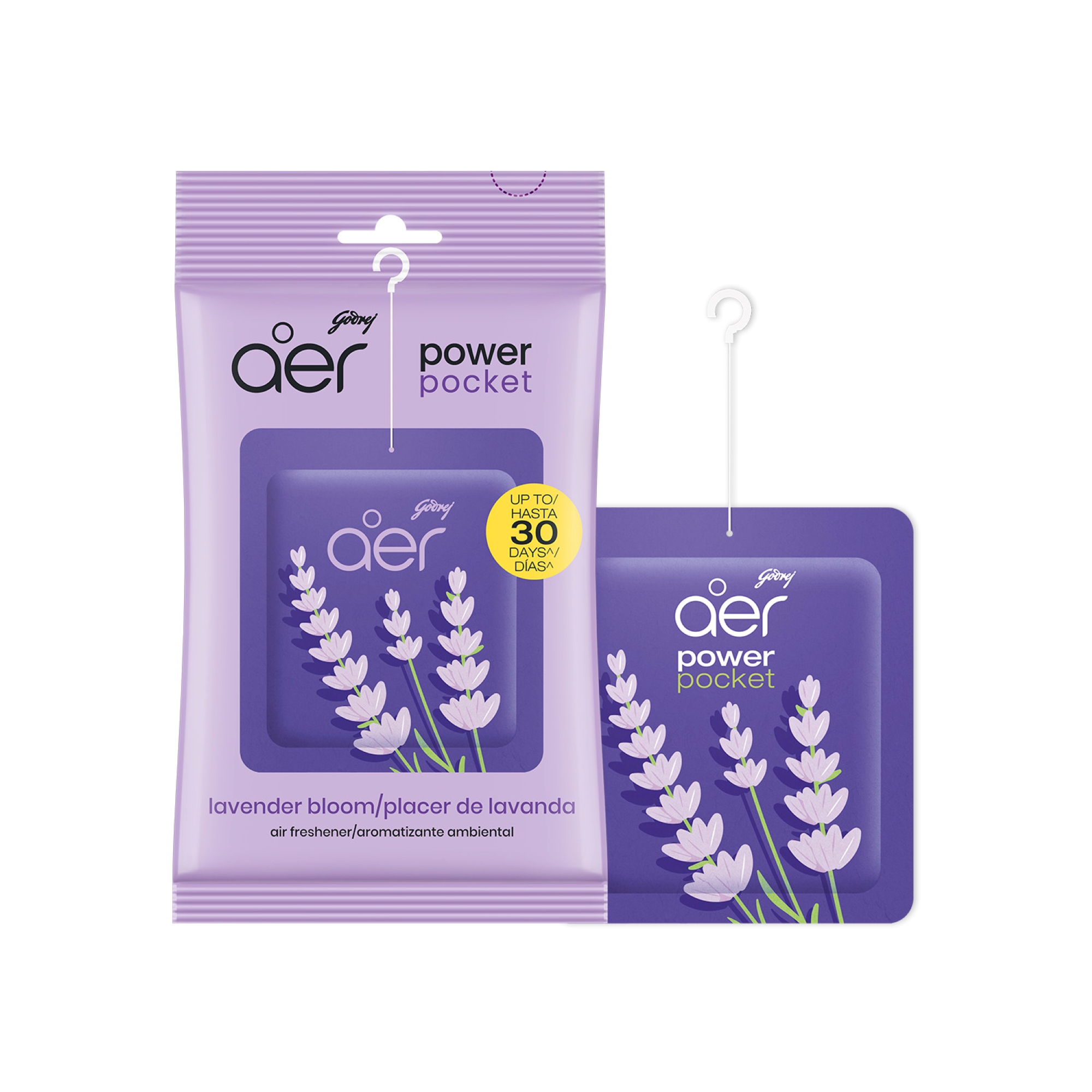 Ambientador en Gel AER Power Pocket Lavender Bloom Sachet 10g