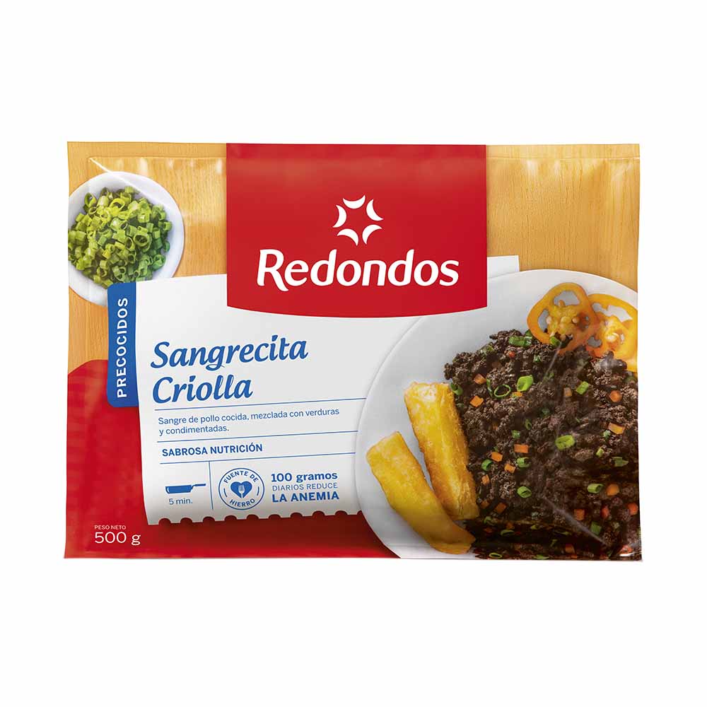 Sangrecita Criolla REDONDOS Empaque 500g