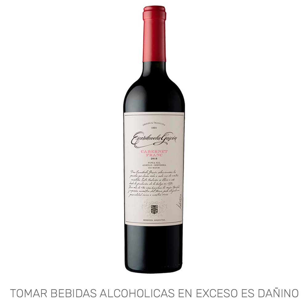 Vino ESCORIHUELA GASCON Cabernet Franc Botella 750ml