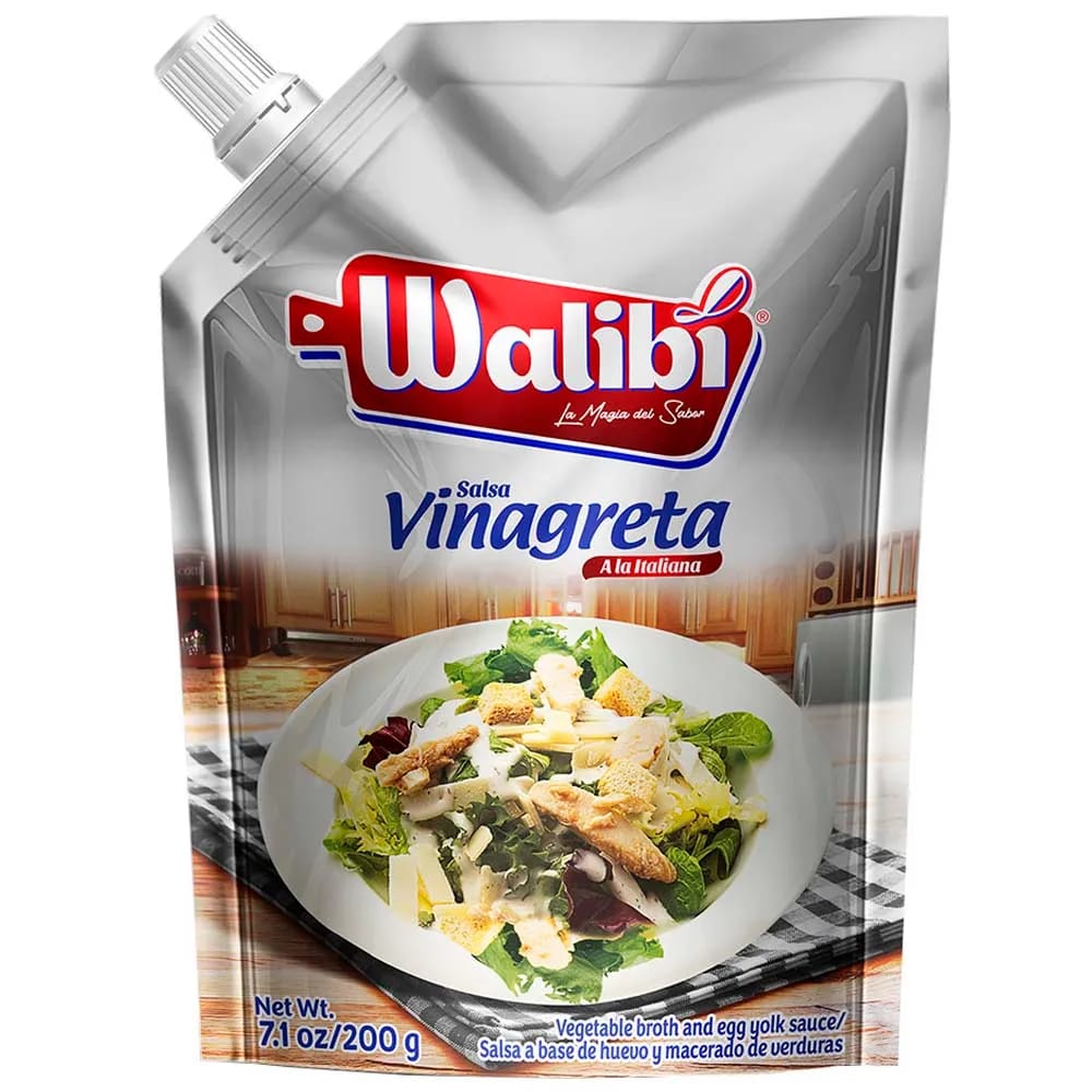 Salsa WALIBI Vinagreta italiana Doypack 200Gr
