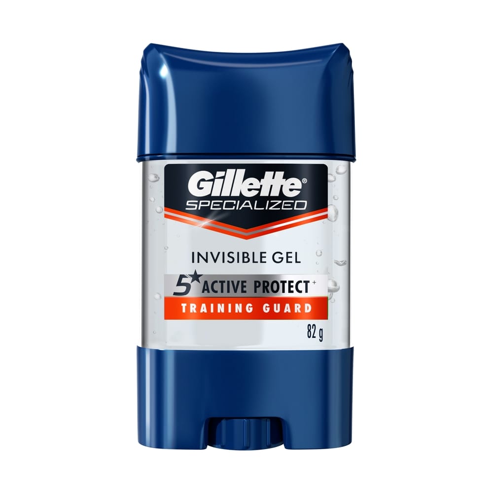 Desodorante para Hombre en Gel GILLETTE Antitranspirante Invisible Specialized Training Guard Frasco 82g