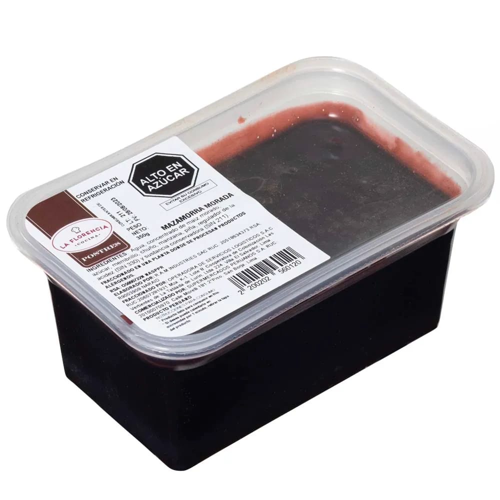 Mazamorra Morada LA FLORENCIA Bandeja 350g