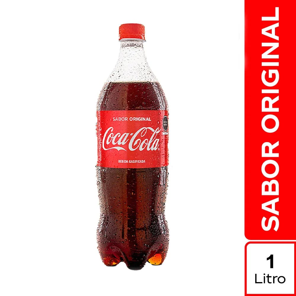 Gaseosa COCA COLA Sabor Original Botella 1L