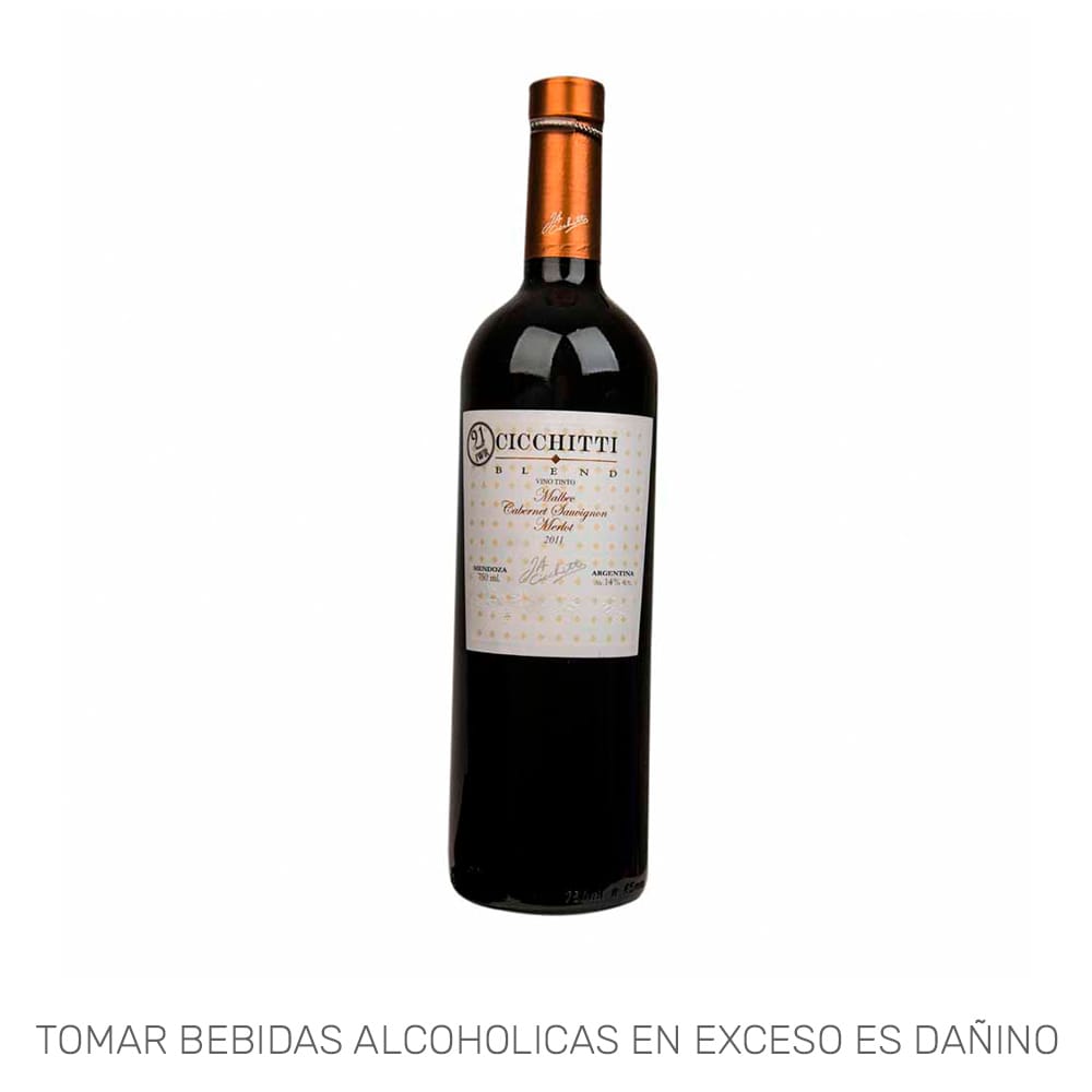 Vino Tinto CICCHITTI Blend Malbec Cabernet Sauvignon Merlot Botella 750ml