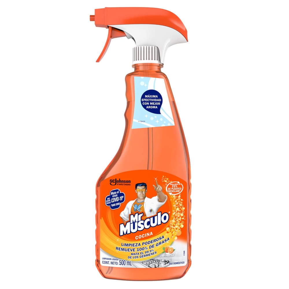 Sacagrasa MR. MÚSCULO Naranja Gatillo 500ml