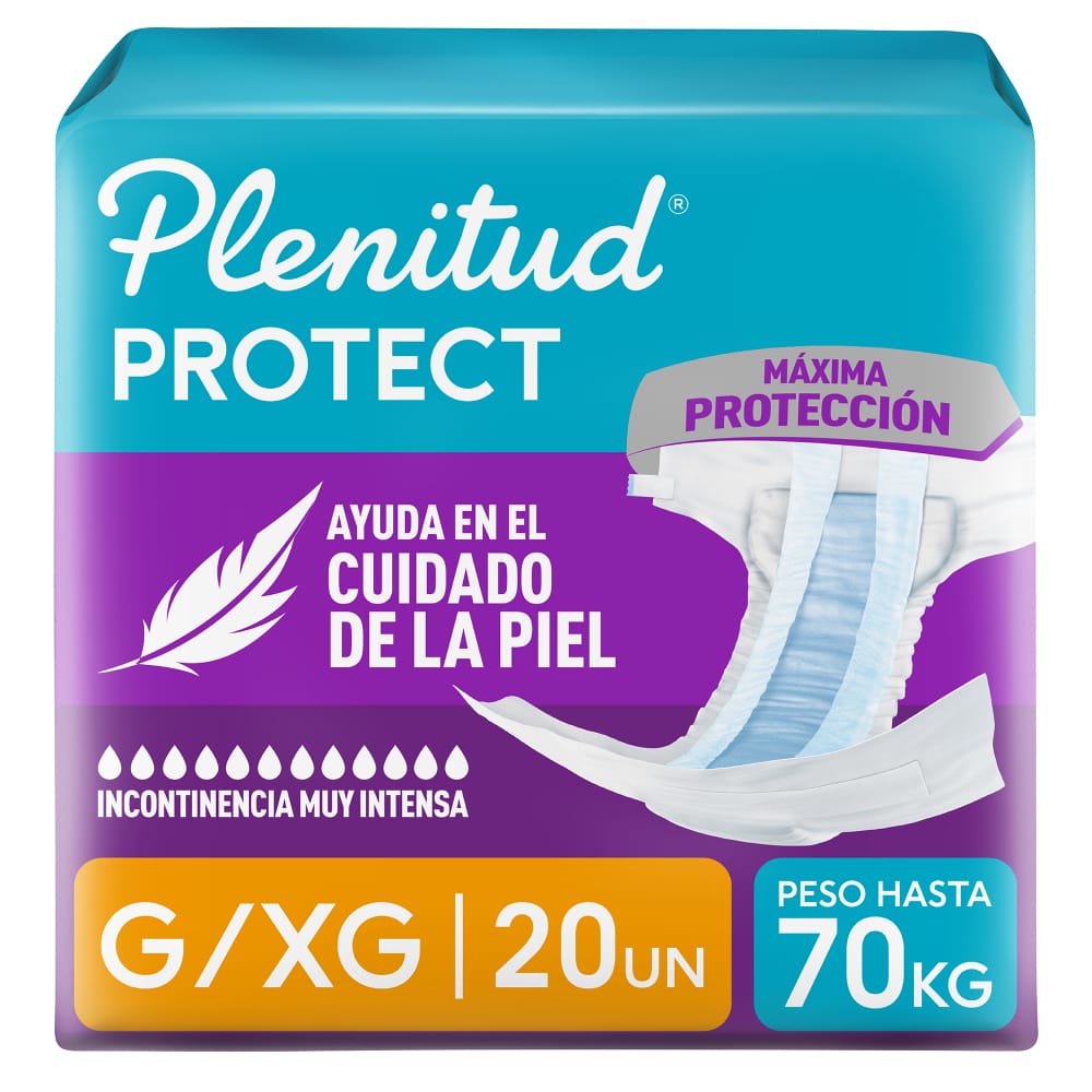Pañales para Adultos PLENITUD Protect G/XG Paquete 20un