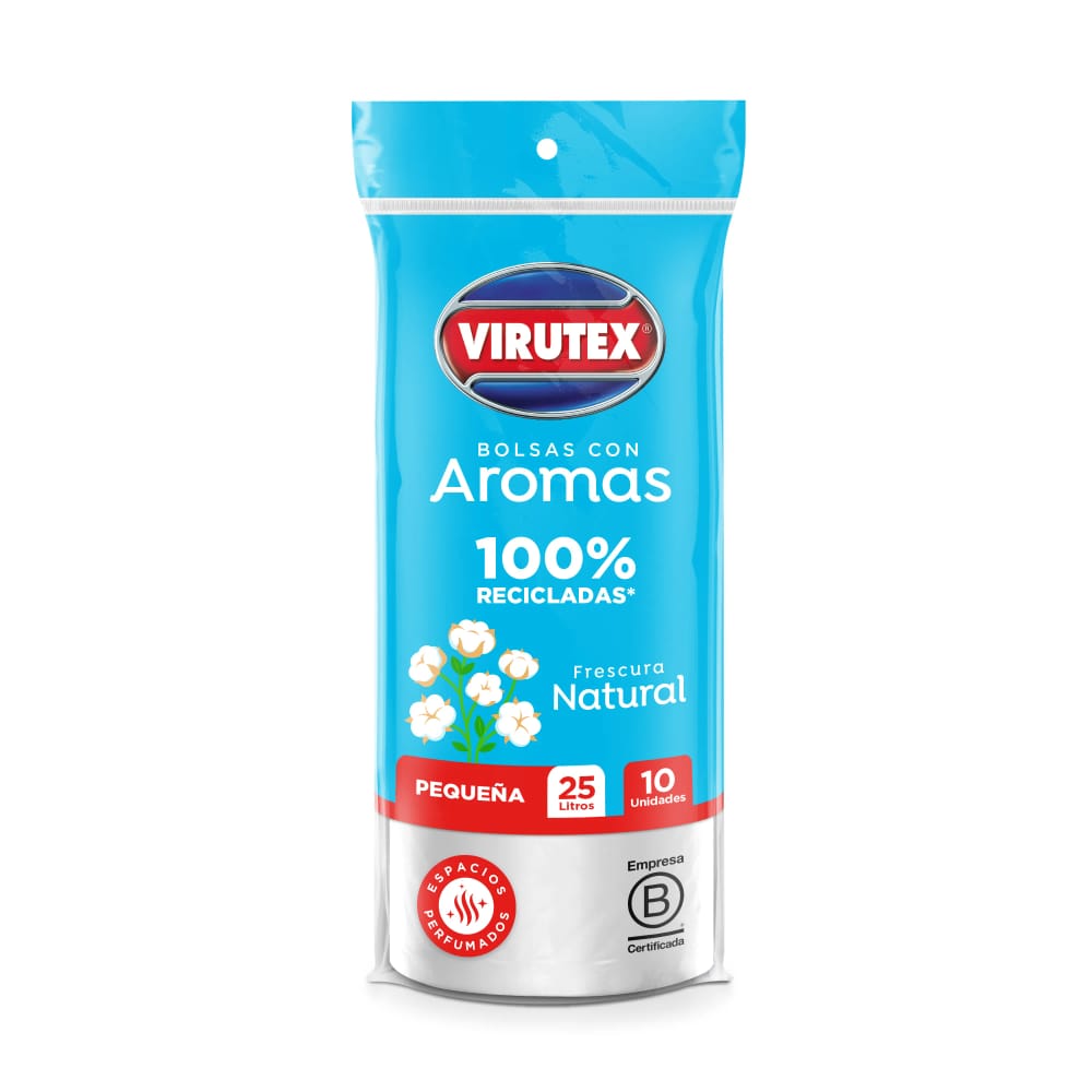 Bolsa para Basura 25L x10un VIRUTEX Frescura Natural
