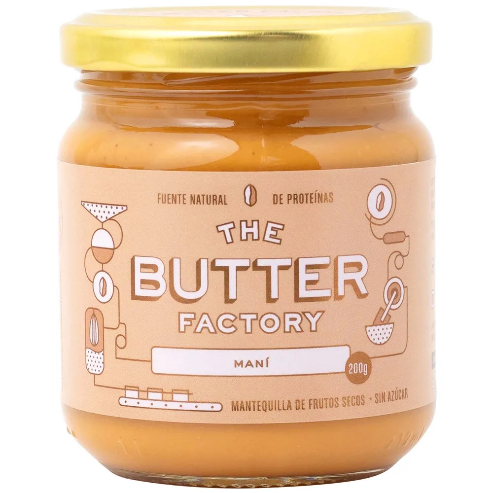 Mantequilla de Maní THE BUTTER FACTORY Frasco 200g