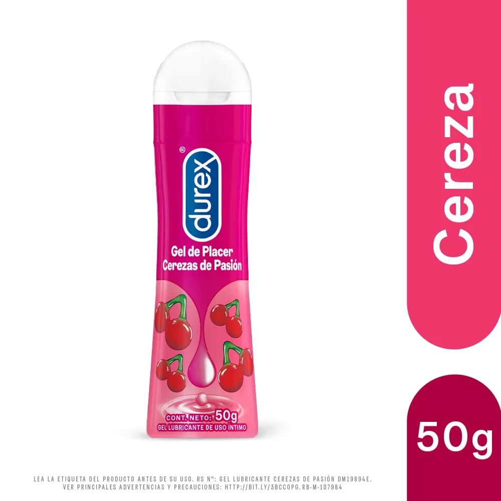 Gel Lubricante DUREX de Placer Play Cerezas de Pasión Frasco 50ml