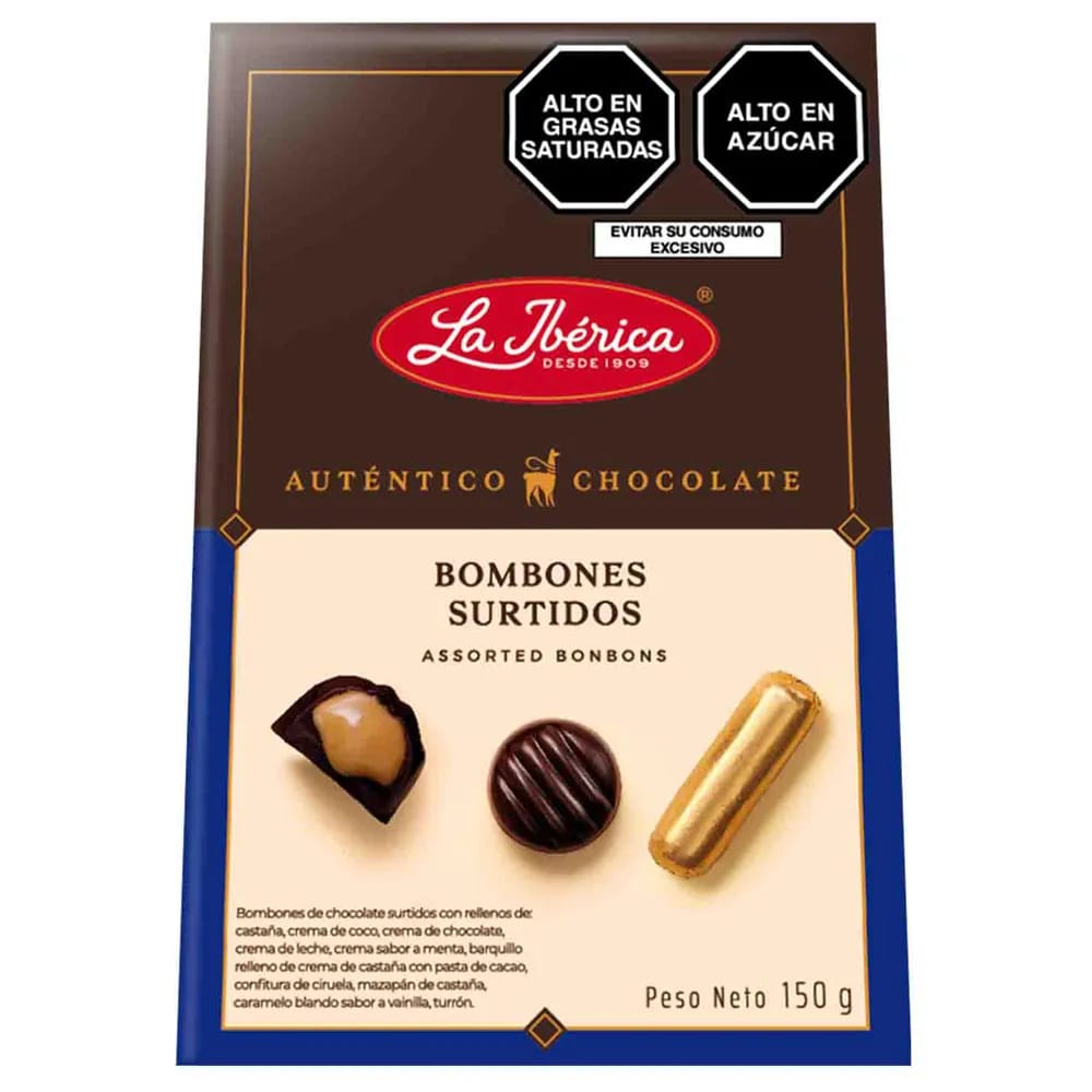Bombones Surtidos LA IBÉRICA Caja 150g
