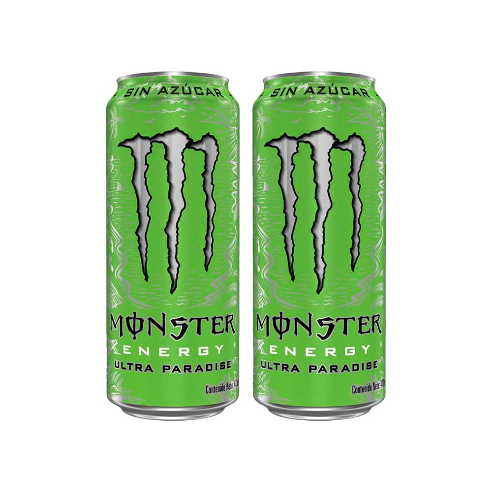 Pack Bebida Energizante MONSTER Paradise Lata 473ml x2un