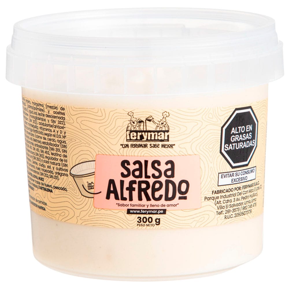 Salsa Alfredo FERYMAR Pote 300g