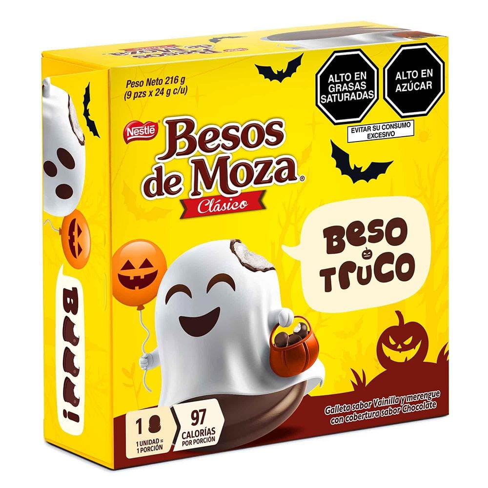 Chocolate BESOS DE MOZA Clásico Caja 9un x 24g