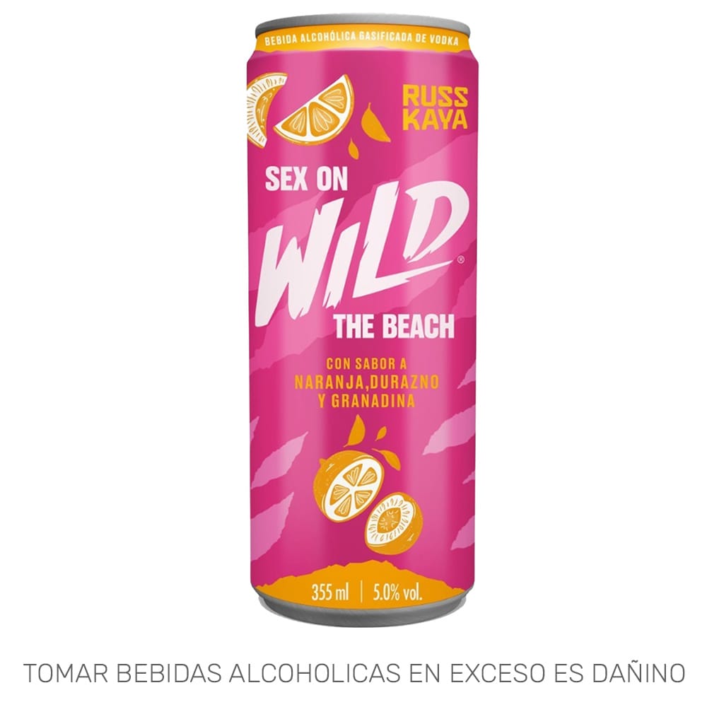 Ready To Drink (RTD) RUSSKAYA WILD Sex on the Beach Lata 355ml