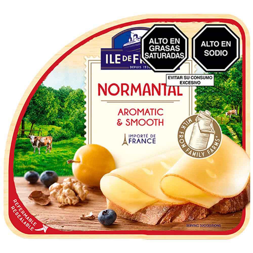 Queso Normantal Slices ILE DE FRANCE Paquete 150g