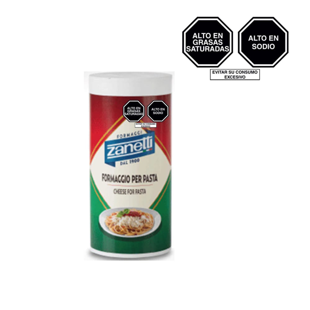 Queso Parmesano Rallado ZANETTI Frasco 80g