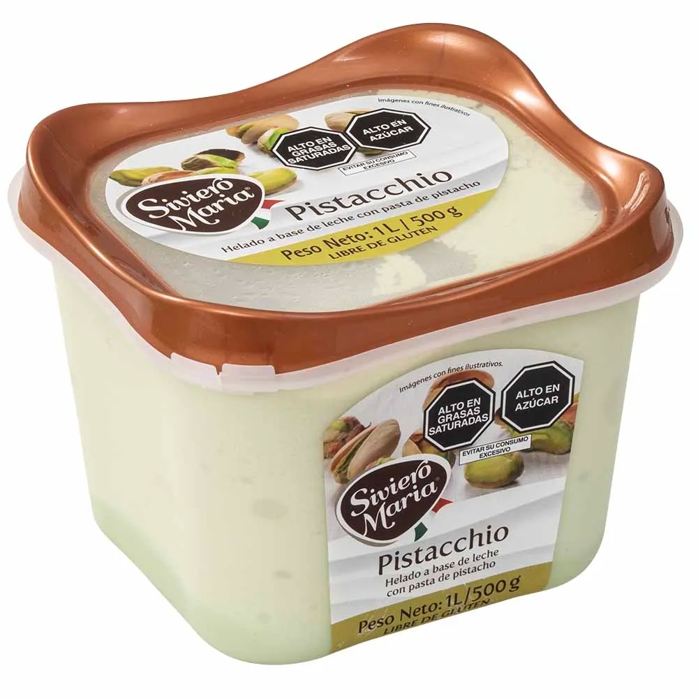 Helado SIVIERO MARIA Pistacchio Pote 1L