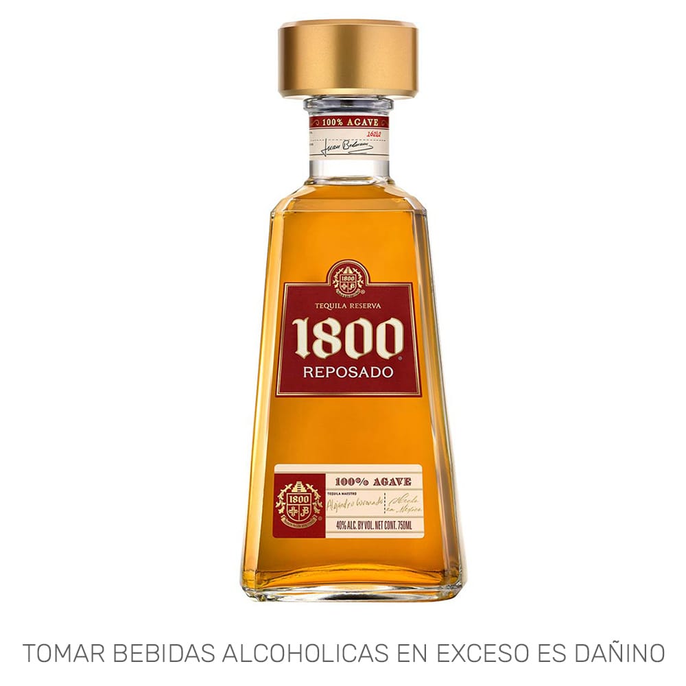 Tequila 1800 Reposado Botella 750ml