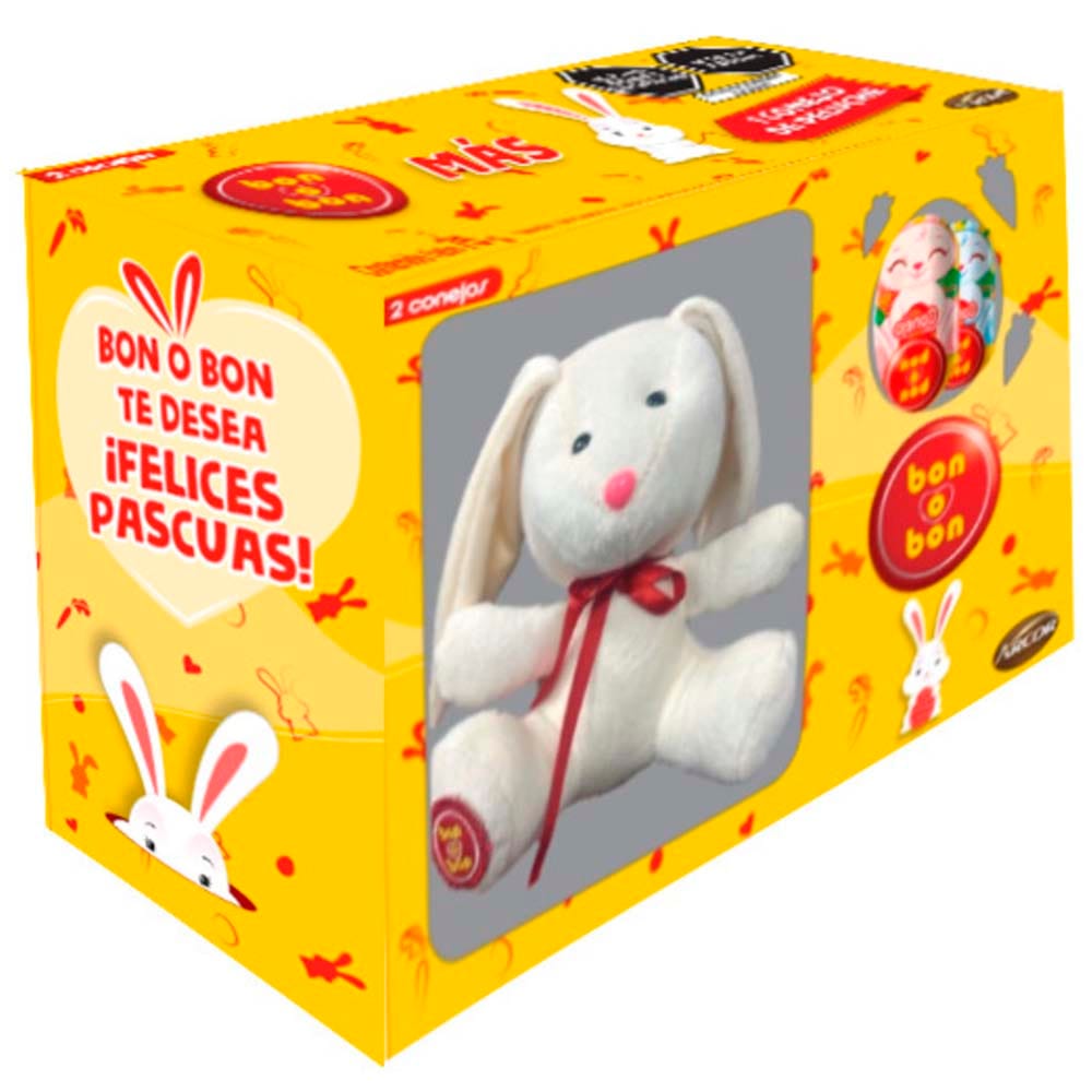 Conejo de Chocolate BON O BON Caja 50g