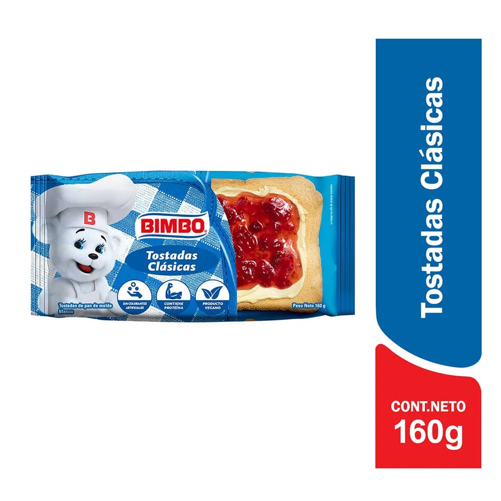 Tostadas BIMBO Clásicas Paquete 10un