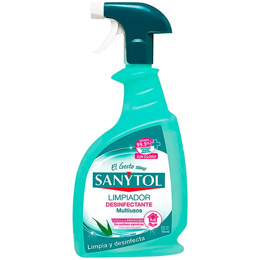 Desinfectante Multiuso SANYTOL Frasco con Gatillo 750ml