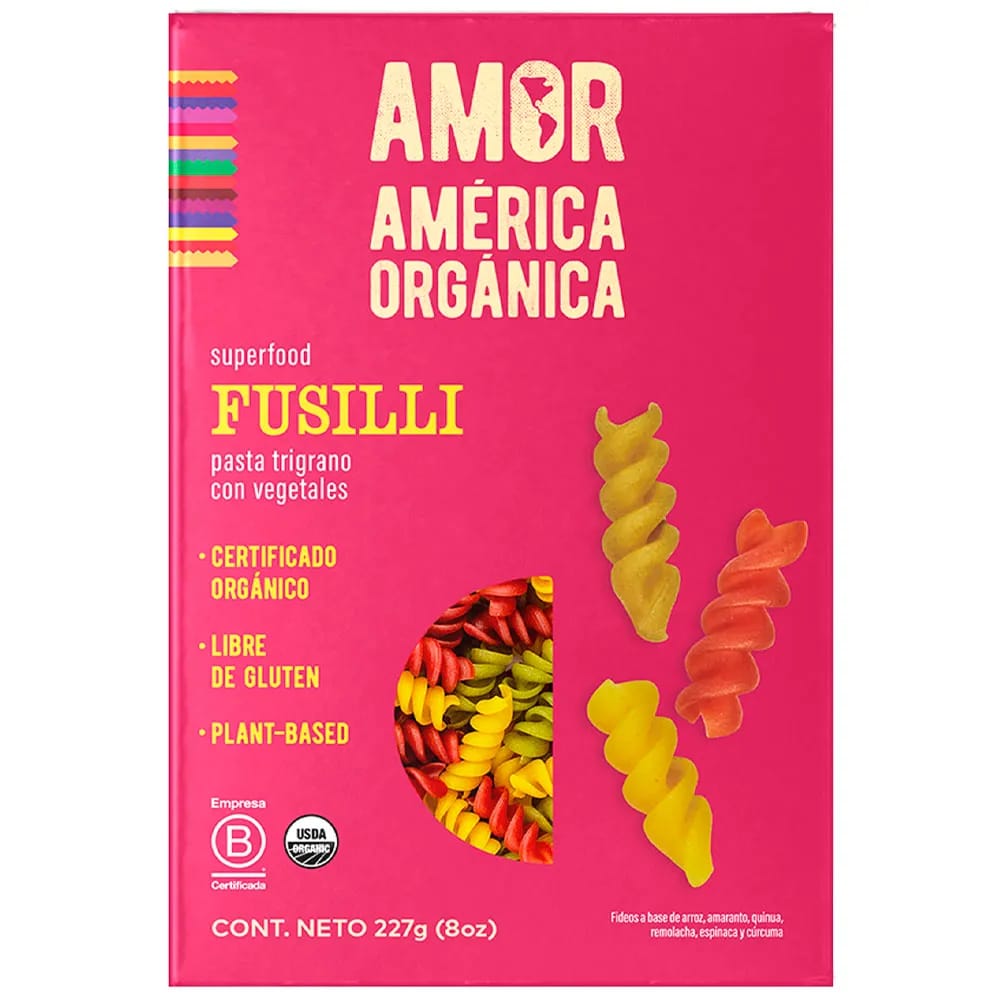 Trigano Fusilli sin Gluten AMÉRICA ORGÁNICA Caja 227g