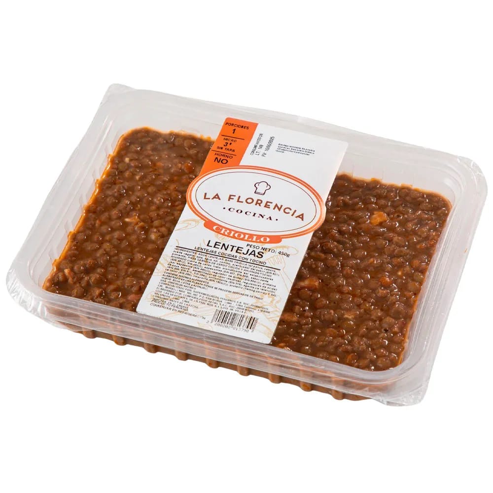Lunch Lentejas Bandeja 500g