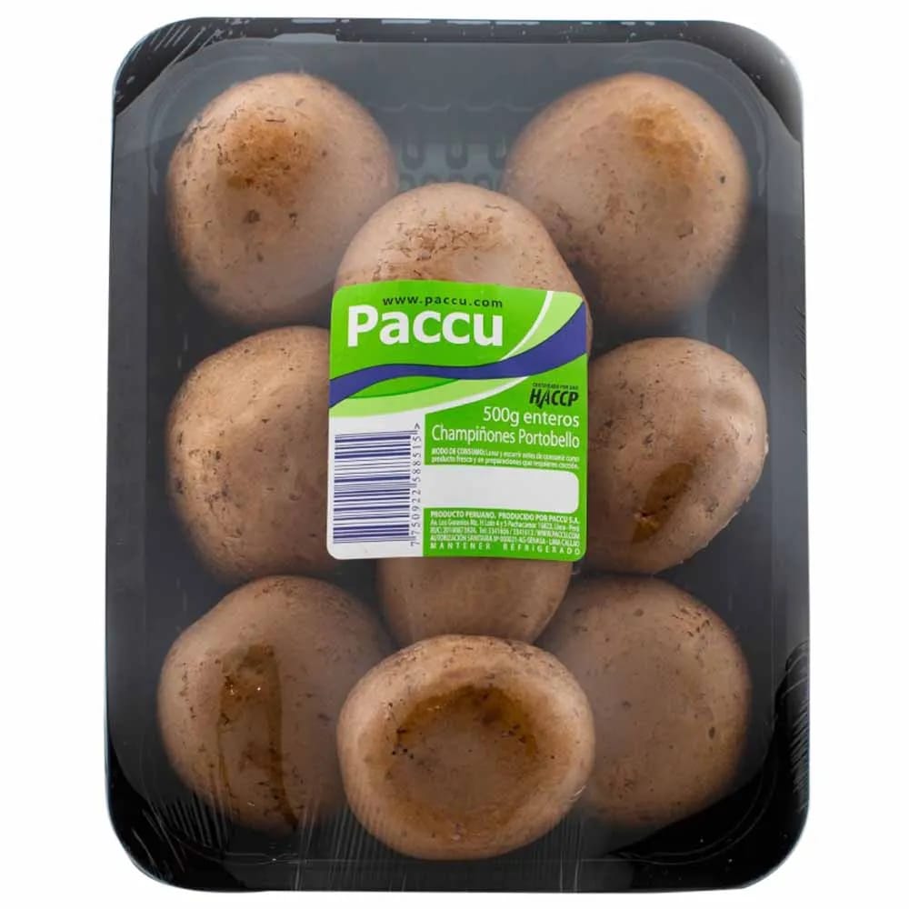 Champiñón Portobello PACCU Bandeja 500g