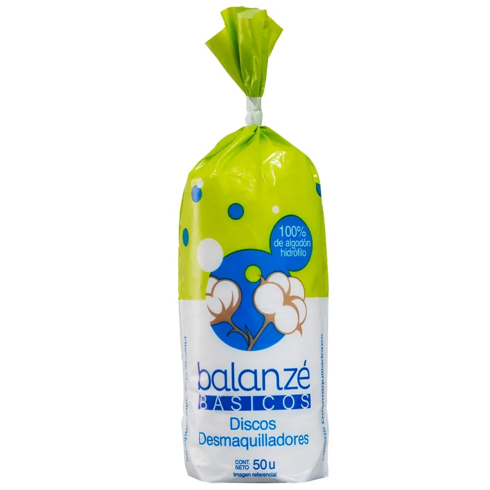 Discos Desmaquillantes BALANZÉ Bolsa 50un