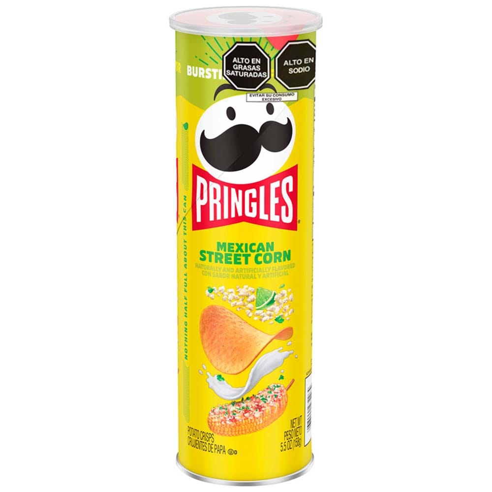 Papas PRINGLES Mexican Street Corn Lata 158g