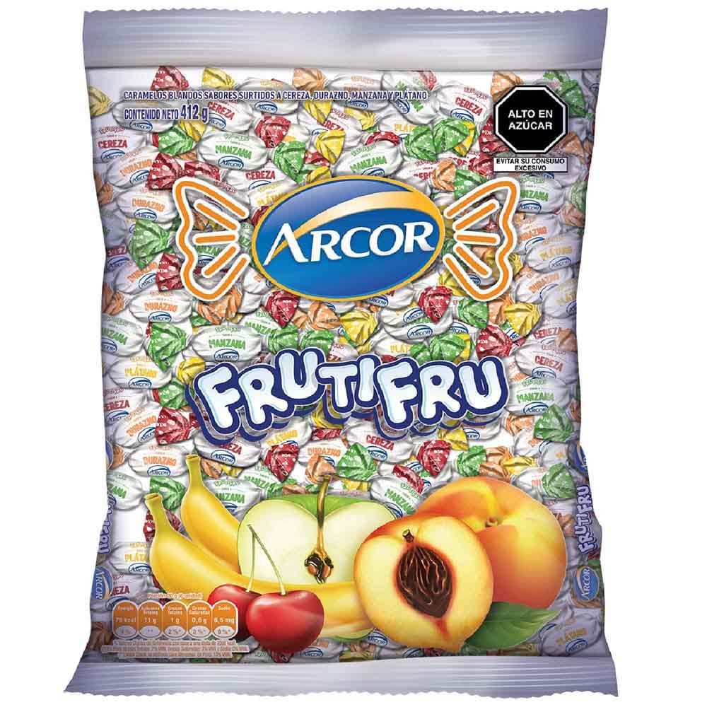 Caramelos Masticables de Fruta ARCOR Bolsa 412g