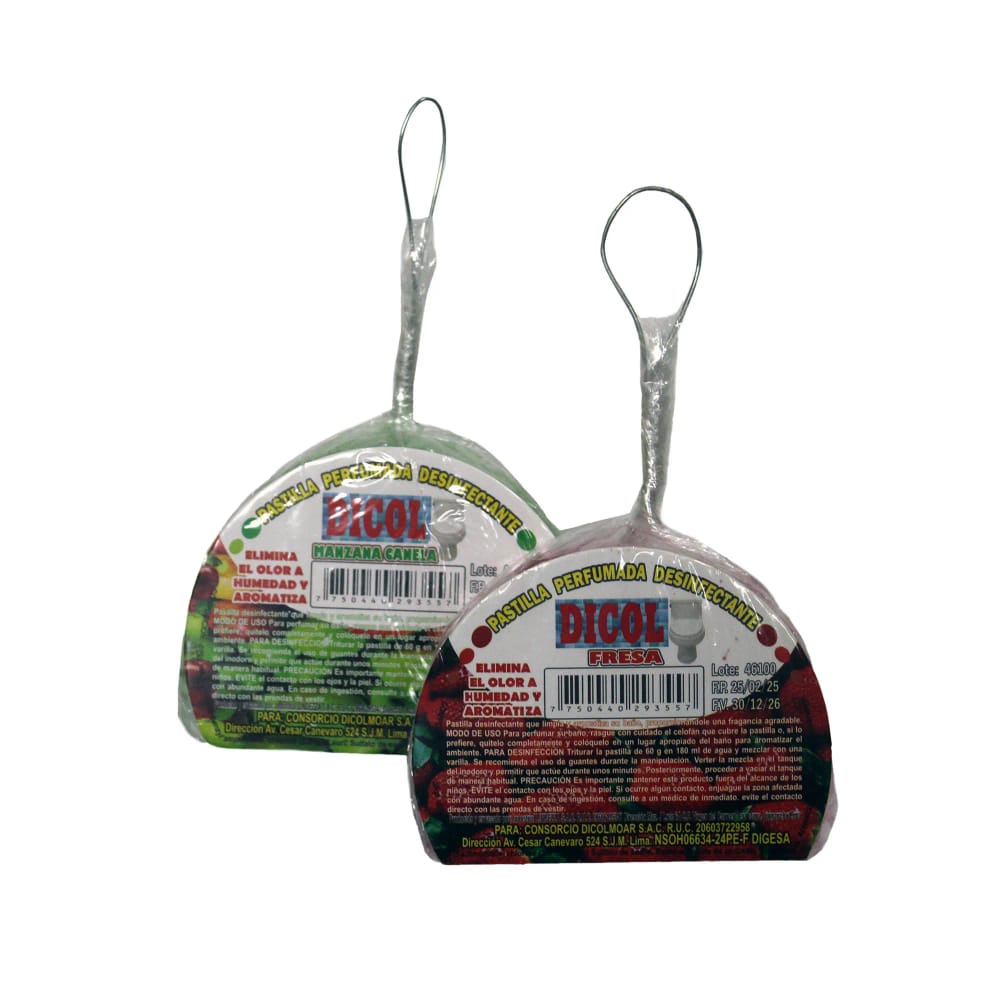Desinfectante de Baño DICOL Pastilla de W.C. Aromatizada Bolsa 1un