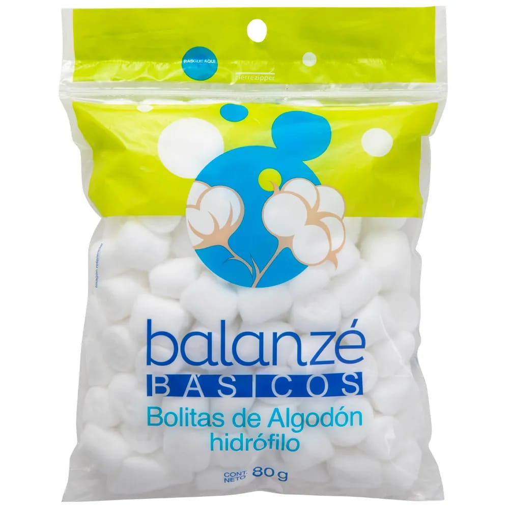 Algodón BALANZÉ Bolitas Bolsa 80g
