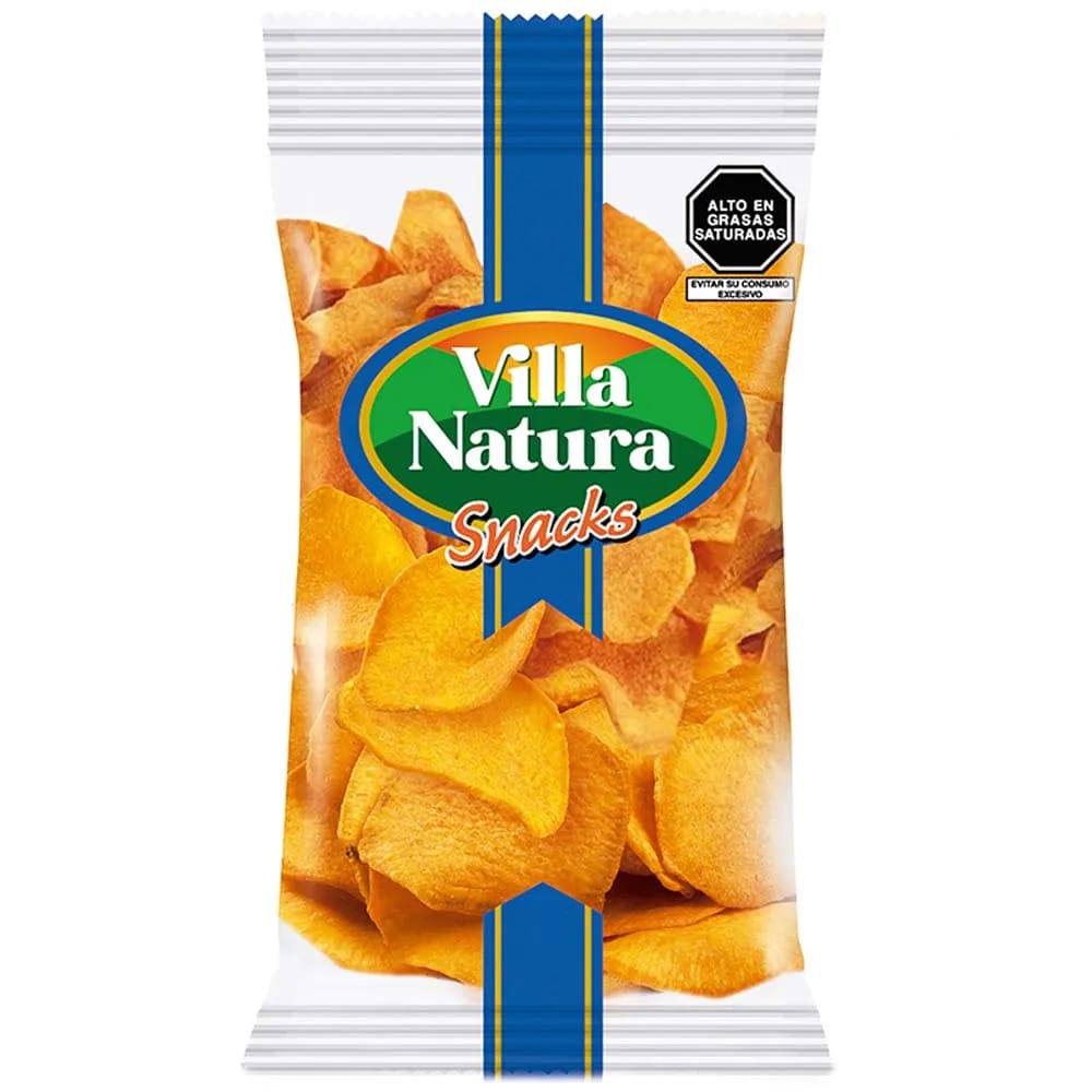 Piqueo VILLA NATURA Camote frito en hojuelas Bolsa 150g