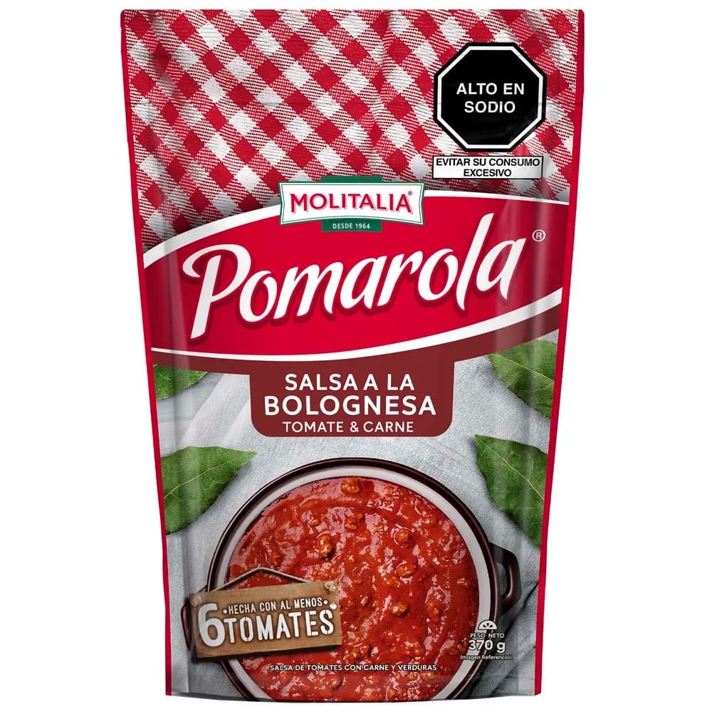 Salsa Lista POMAROLA Molitalia Doypack 370g