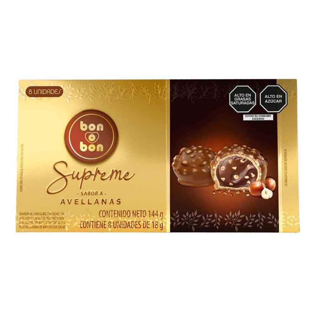 Bombones de Chocolate BON O BON Supreme Caja 144g