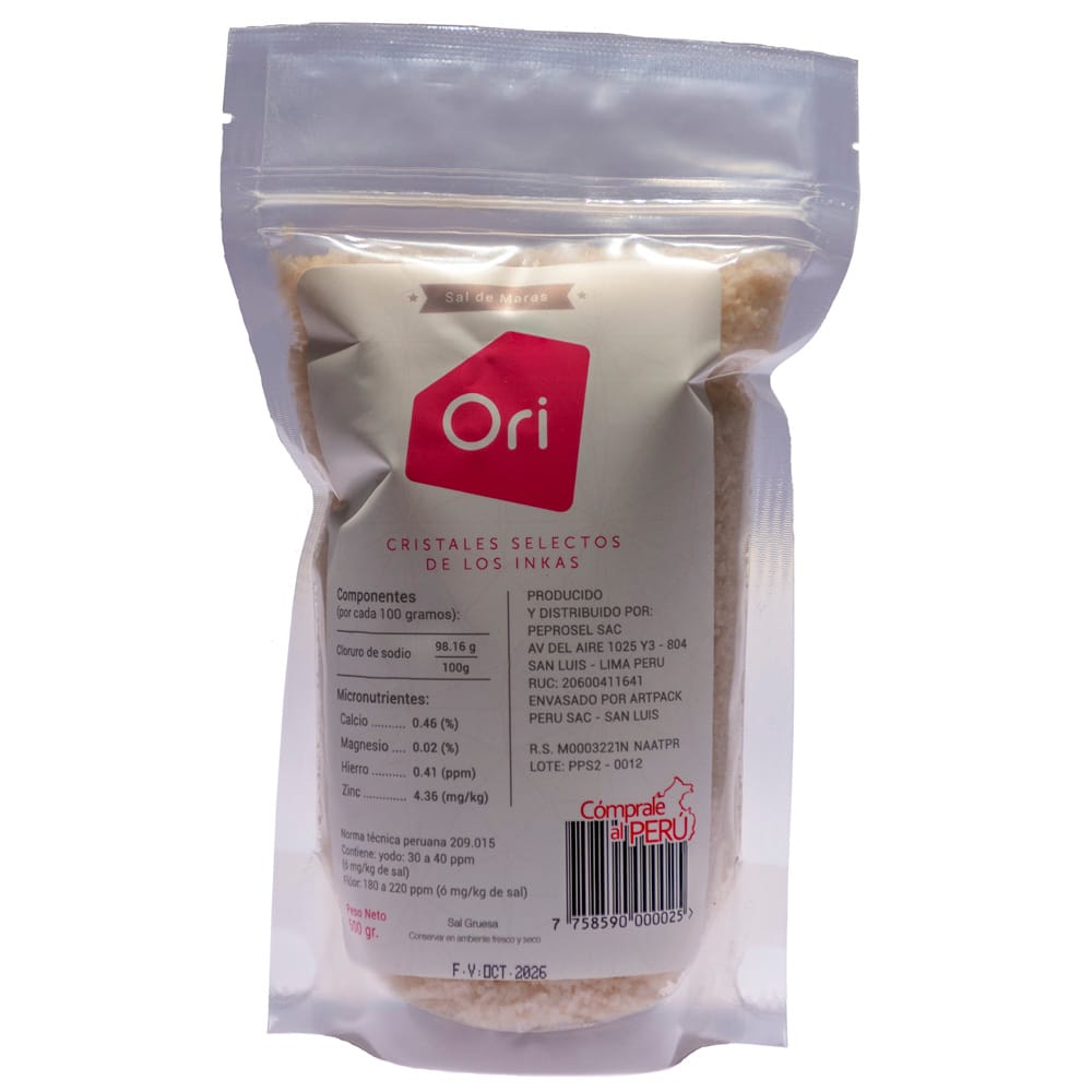 Sal de Maras ORI Bolsa 500g