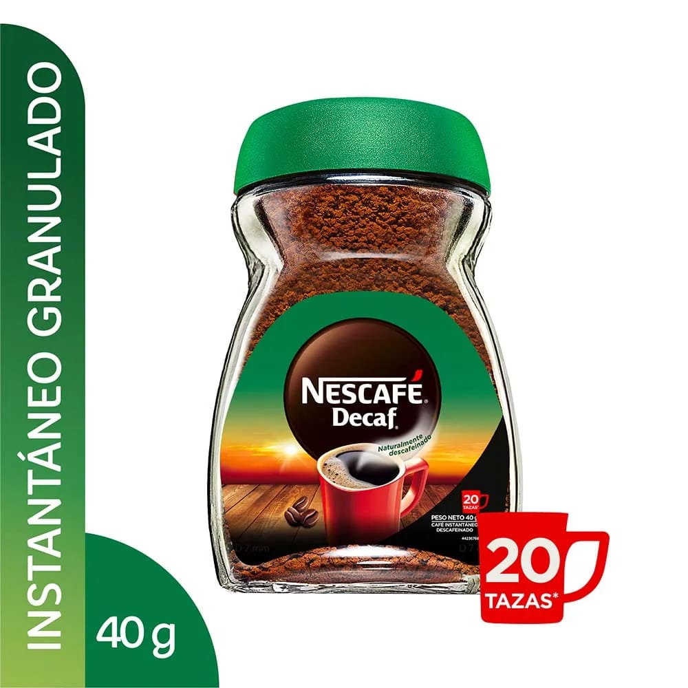 Café Instantáneo NESCAFÉ Descafeinado Frasco 40g