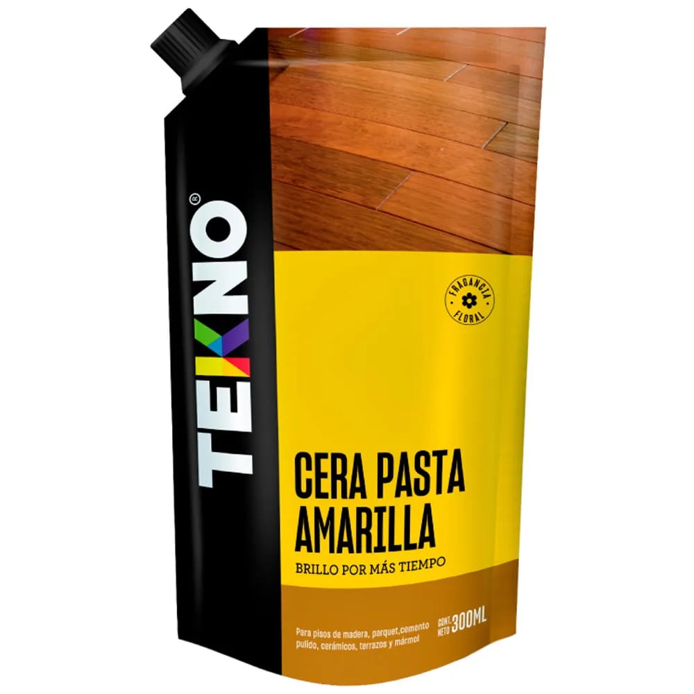 Cera en Pasta TEKNO Amarilla Doypack 330ml