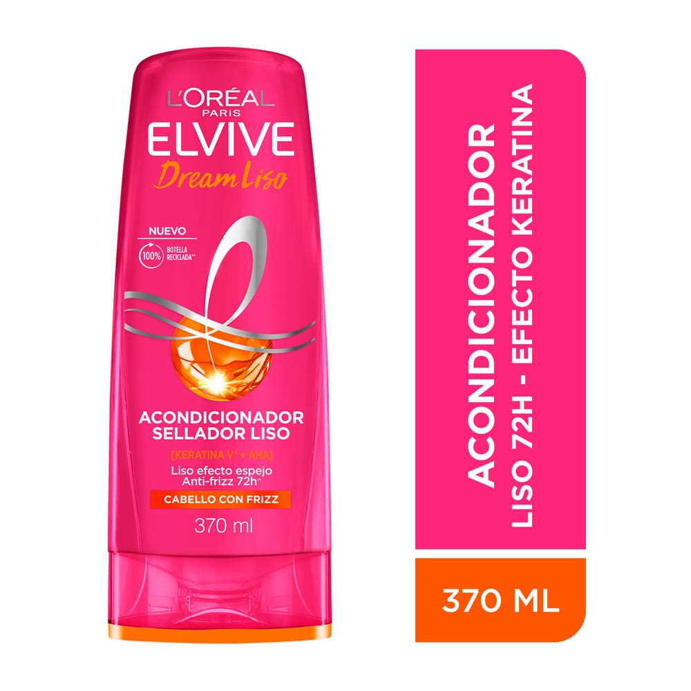 Acondicionador ELVIVE Dream Cabello Liso Botella 370ml