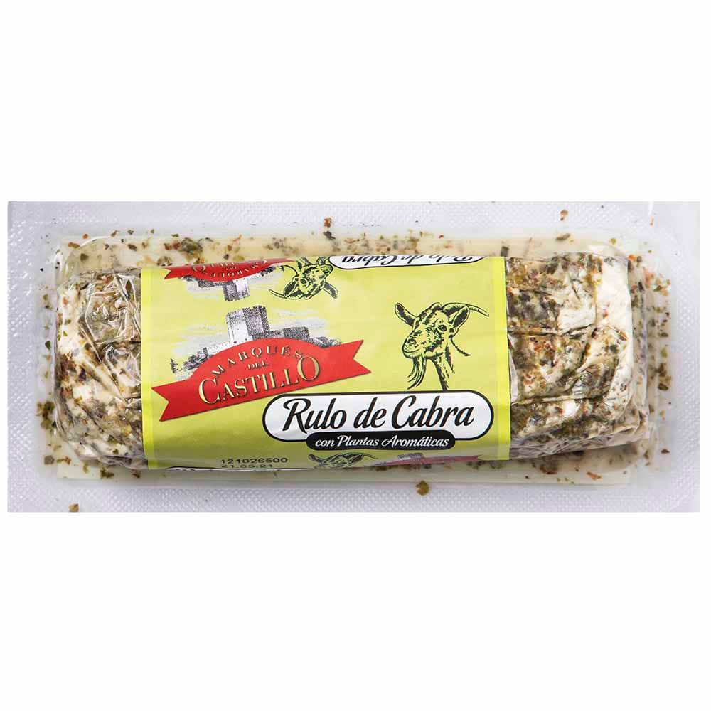 Queso Rulo de Cabra MARQUÉS DEL CASTILLO con Especies Paquete 110g