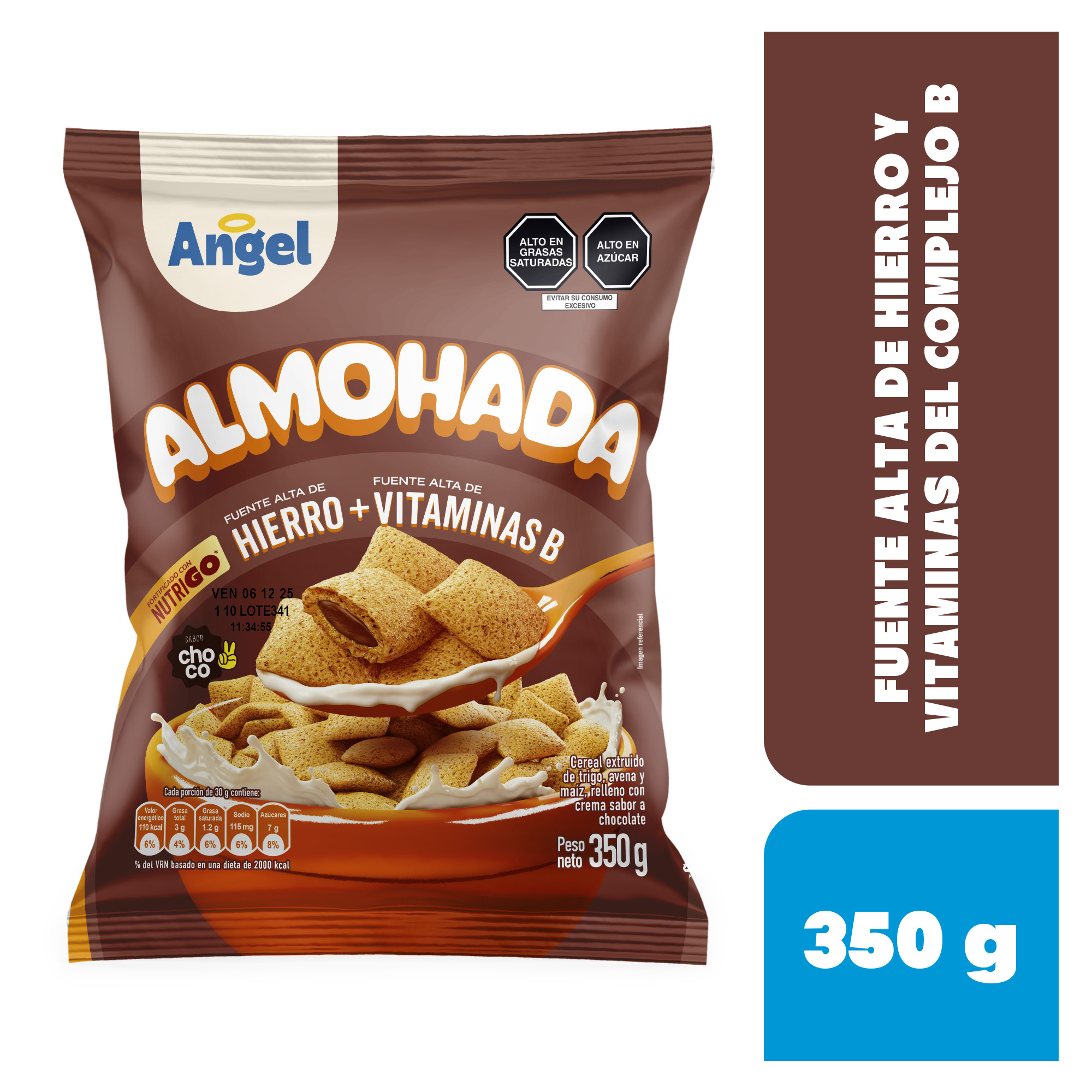 Cereal ANGEL Almohada Sabor Chocolate Bolsa 350g