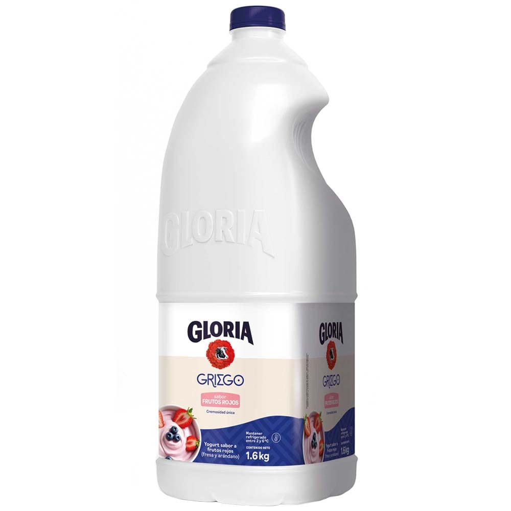 Yogurt Griego GLORIA Frutos Rojos Galón 1.6Kg